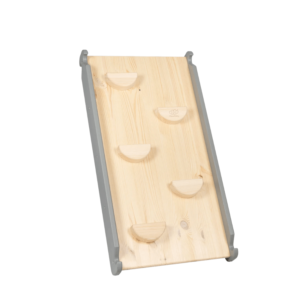 Scala Pikler con scivolo - Parete da arrampicata - Grigio | Motricidade Tinitto – Prodotto in Europa