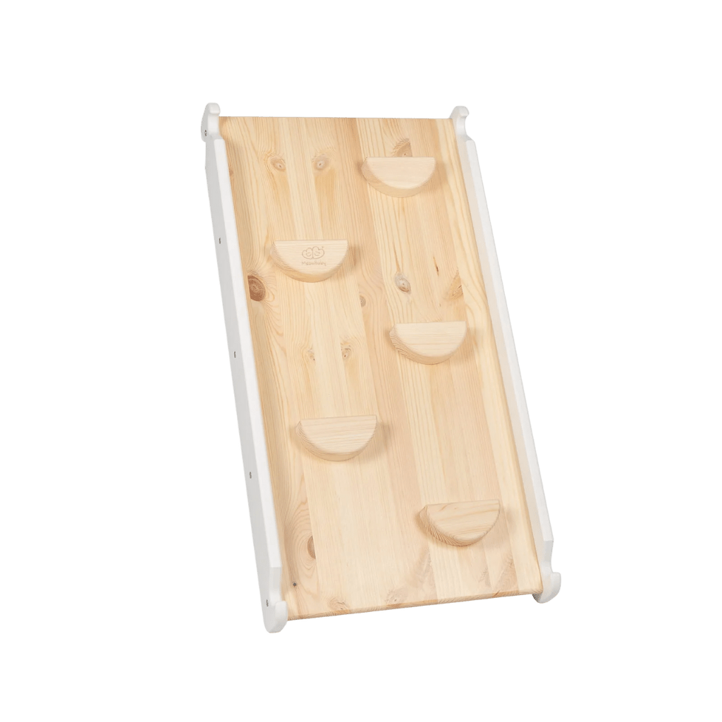 Scala Pikler con scivolo - Parete da arrampicata - Bianco | Motricidade Tinitto – Prodotto in Europa