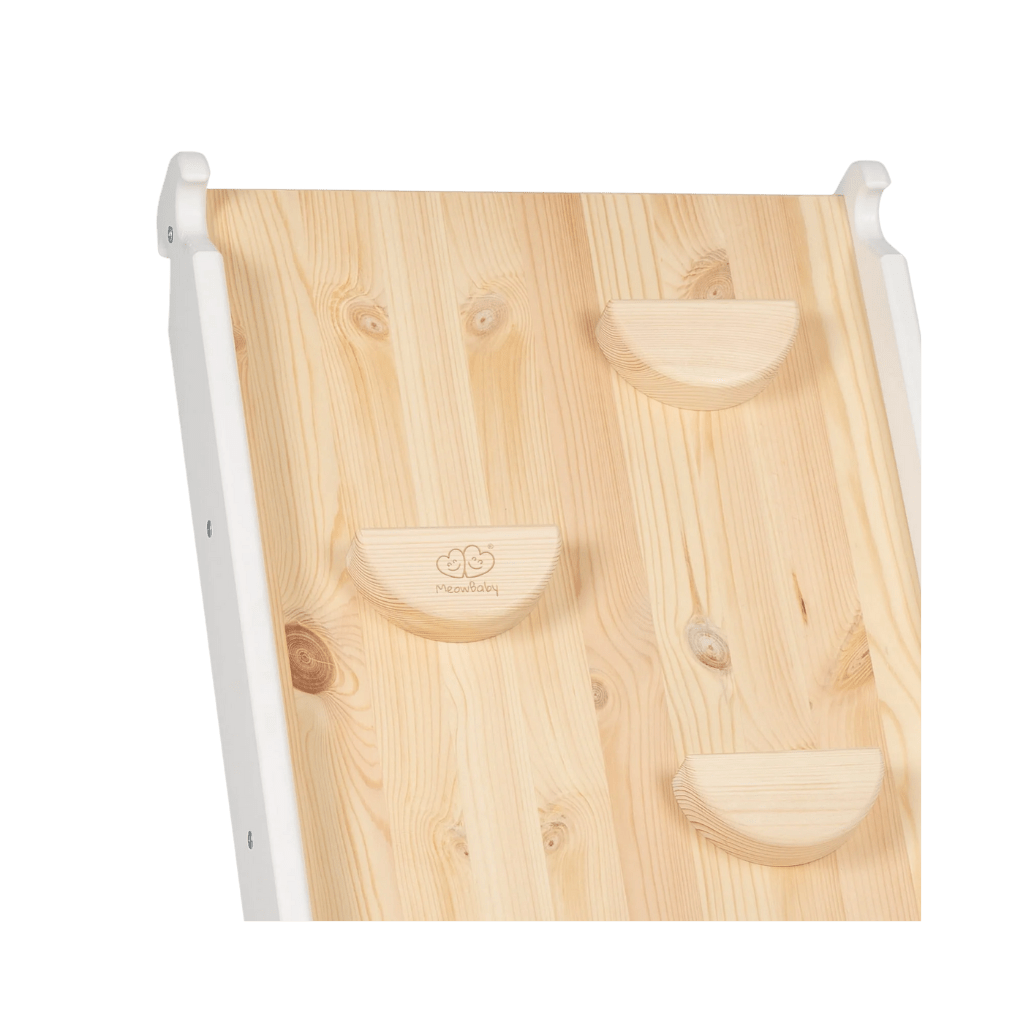 Scala Pikler con scivolo - Parete da arrampicata - Bianco | Motricidade Tinitto – Prodotto in Europa