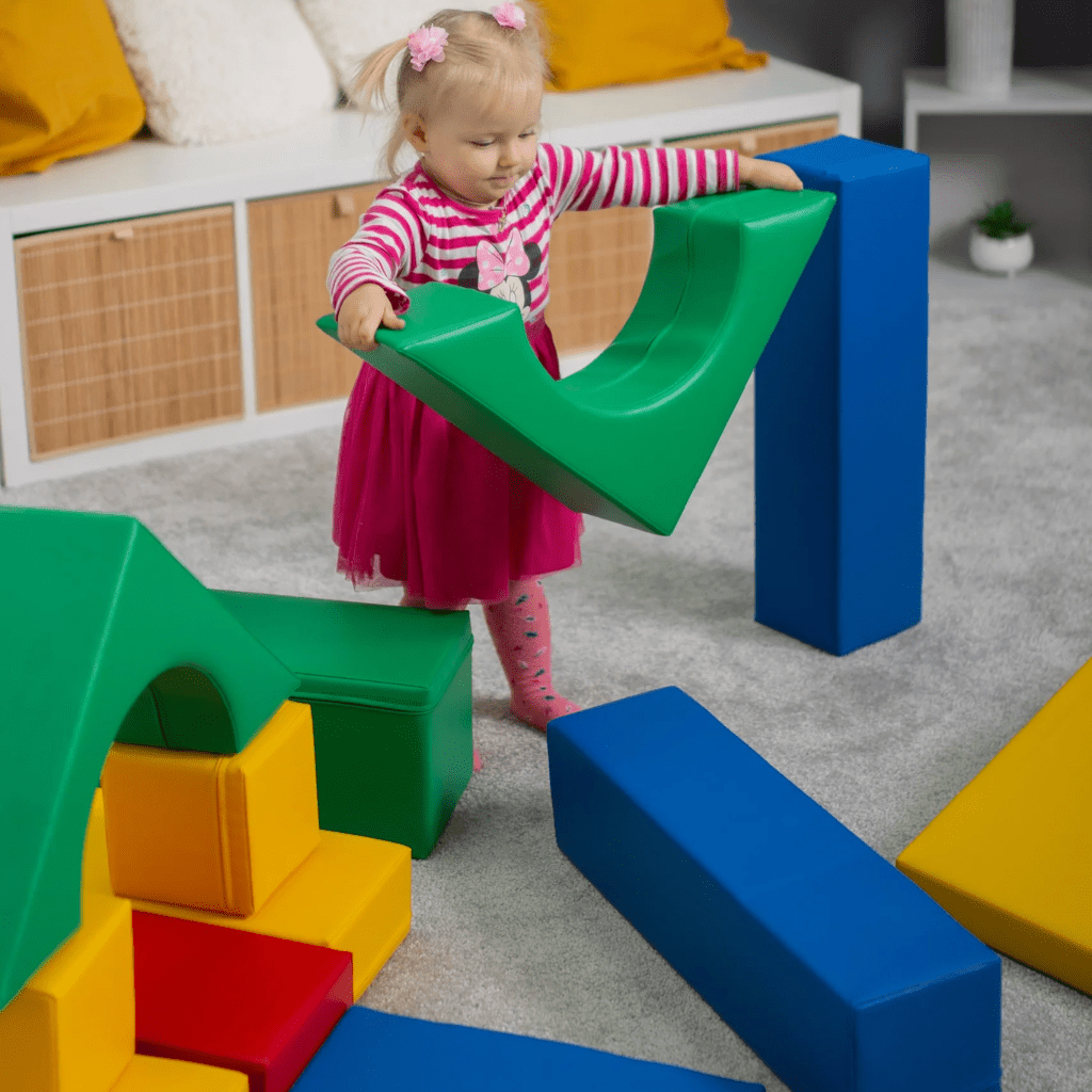 Ensemble de 10 Blocs de Mousse Soft Play - Raibow en | Motricidade Tinitto – Fabrication européenne