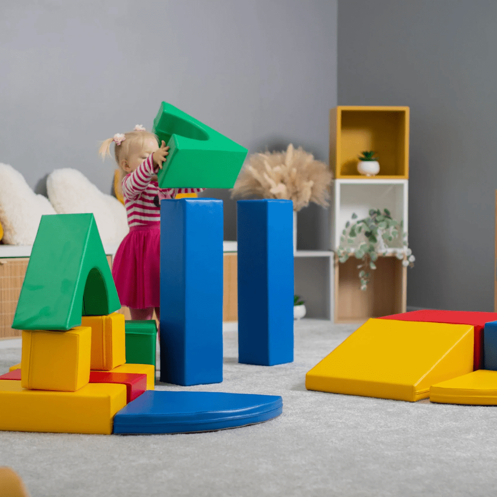 Ensemble de 10 Blocs de Mousse Soft Play - Raibow en | Motricidade Tinitto – Fabrication européenne