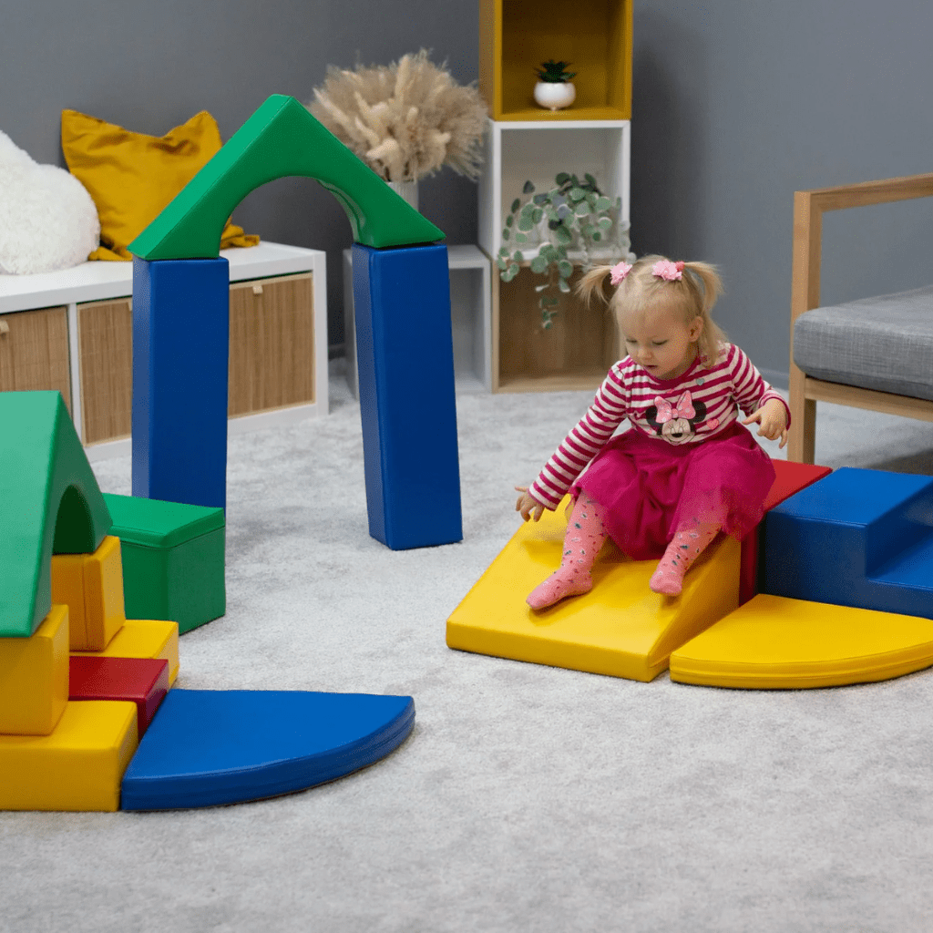 Ensemble de 10 Blocs de Mousse Soft Play - Raibow en | Motricidade Tinitto – Fabrication européenne