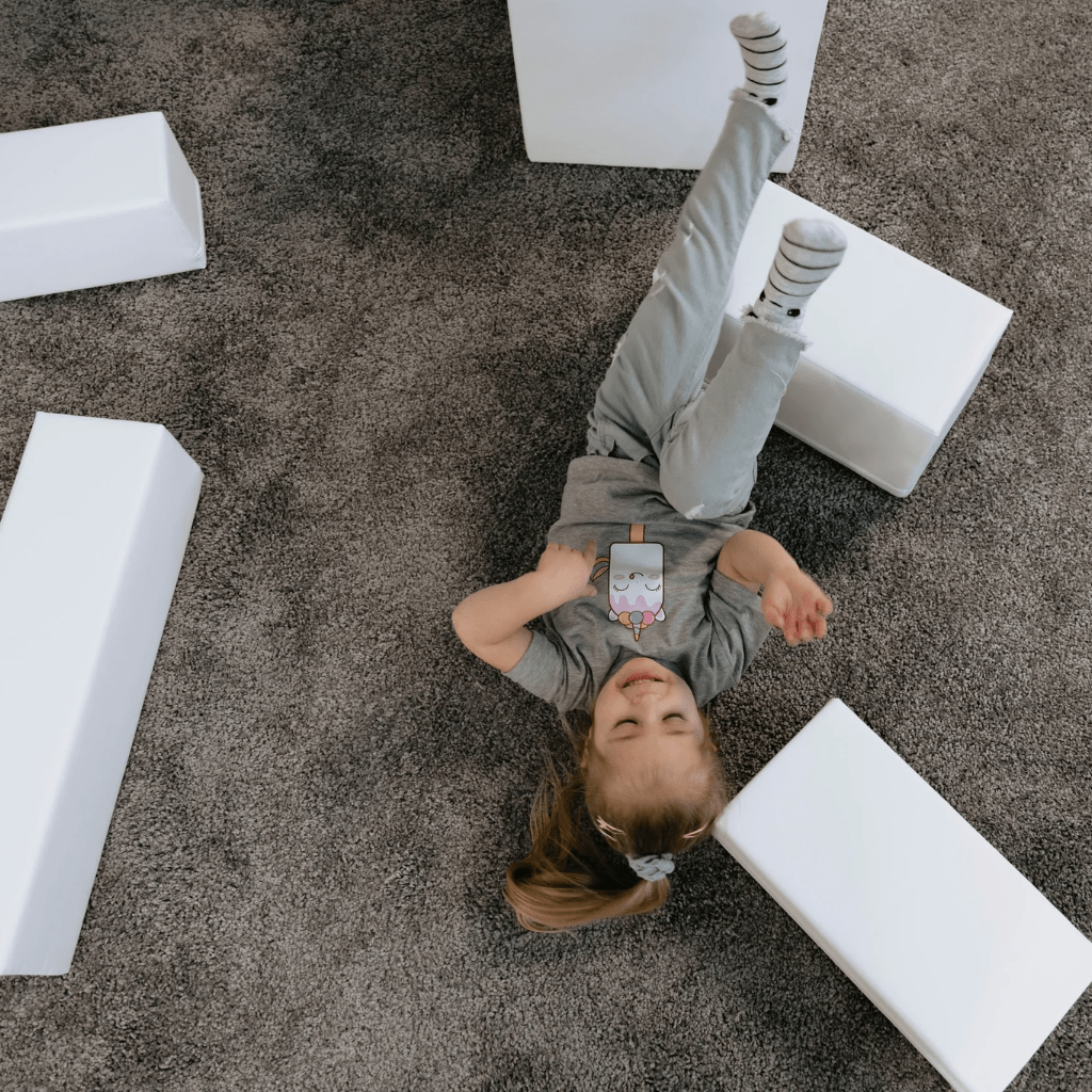 Ensemble de 10 Blocs de Mousse Soft Play - White en | Motricidade Tinitto – Fabrication européenne