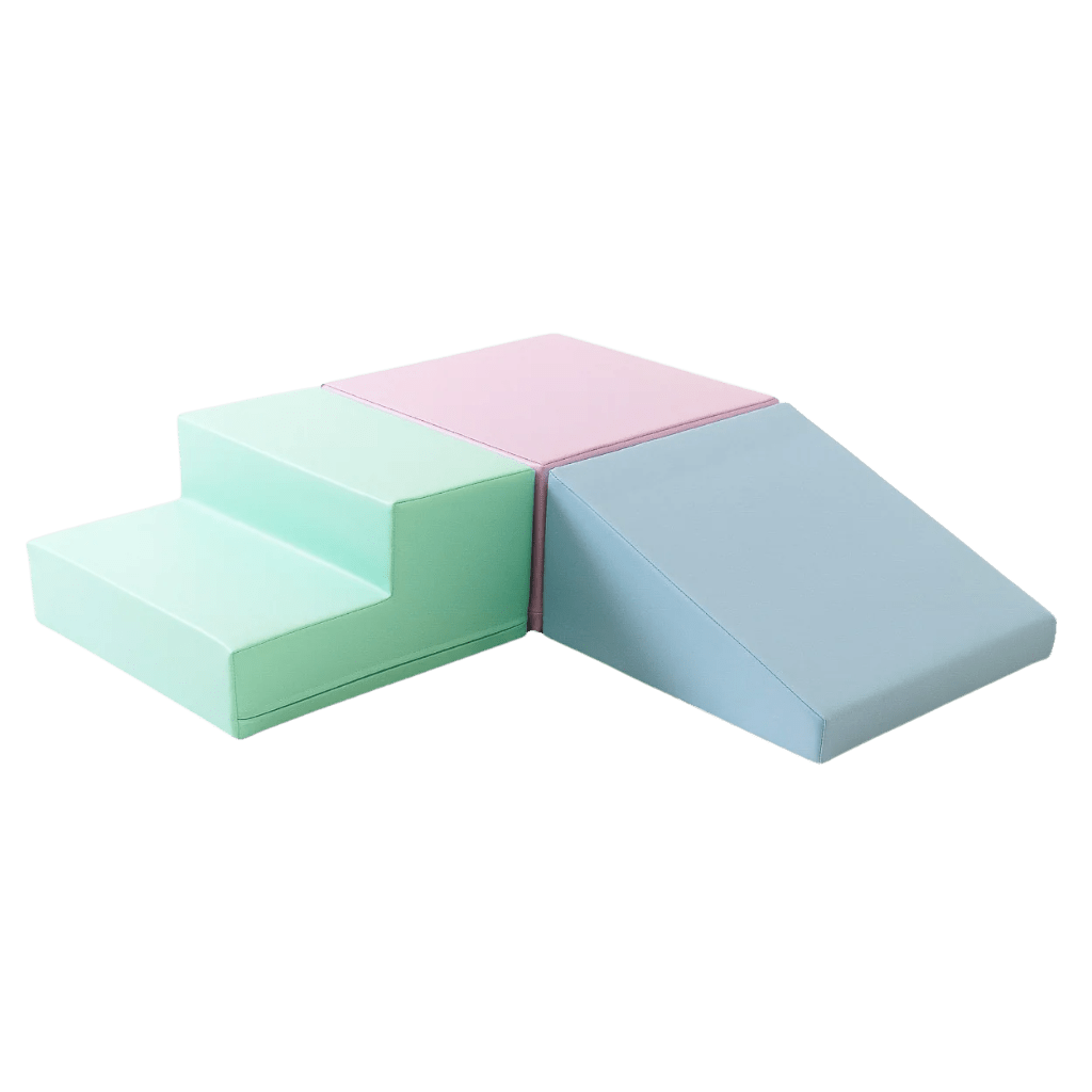 Ensemble de 3 Blocs de Mousse Soft Play - Pastel en | Motricidade Tinitto – Fabrication européenne