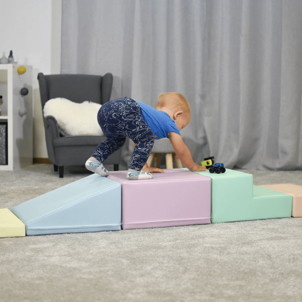 Ensemble de 5 Blocs de Mousse Soft Play - Pastel en | Motricidade Tinitto – Fabrication européenne