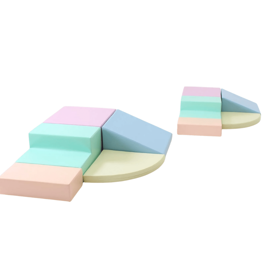 Ensemble de 5 Blocs de Mousse Soft Play - Pastel en | Motricidade Tinitto – Fabrication européenne