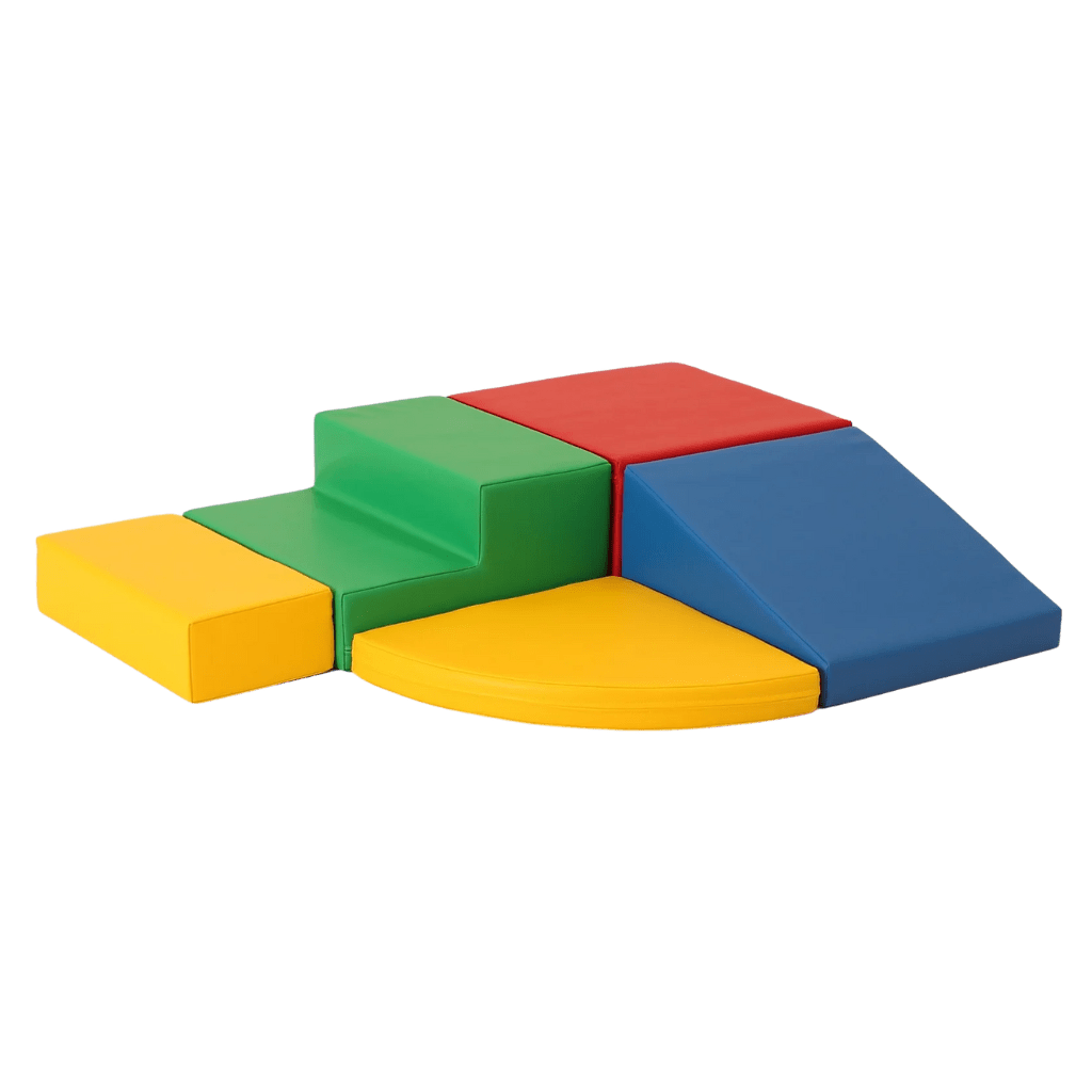 Ensemble de 5 Blocs de Mousse Soft Play - Rainbow en | Motricidade Tinitto – Fabrication européenne