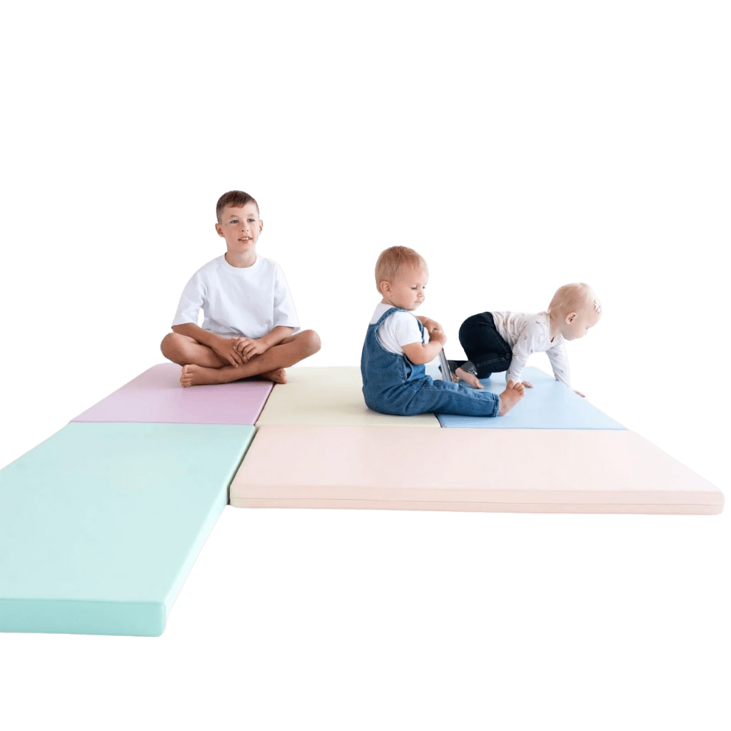 Ensemble de 5 Tapis de Sécurité et de Confort - Pastel en | Motricidade Tinitto – Fabrication européenne