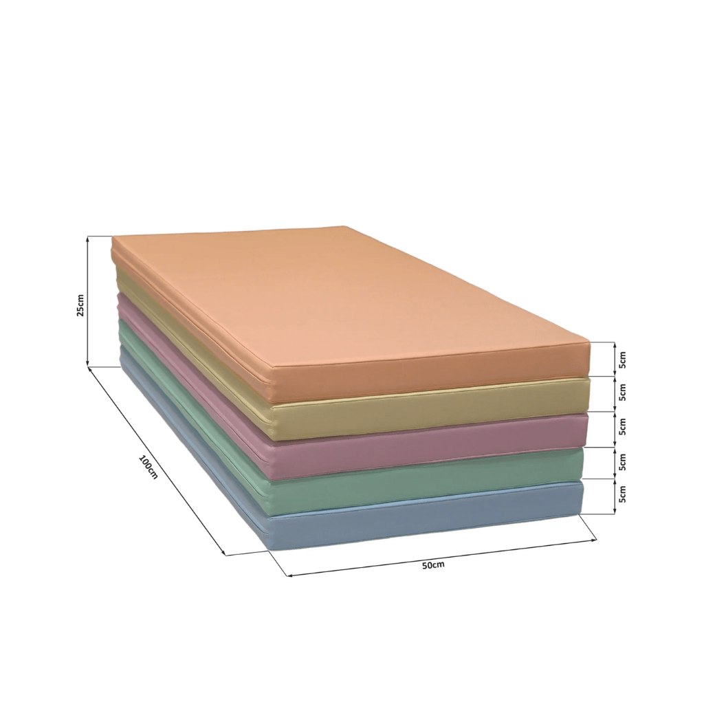 Ensemble de 5 Tapis de Sécurité et de Confort - Pastel en | Motricidade Tinitto – Fabrication européenne