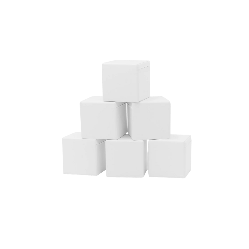 Ensemble de 6 Blocs de Construction en Mousse - White en | Motricidade Tinitto – Fabrication européenne