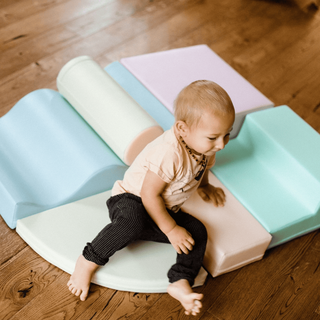 Ensemble de 6 blocs de mousse Soft Play - Light Pastel en | Motricidade Tinitto – Fabrication européenne