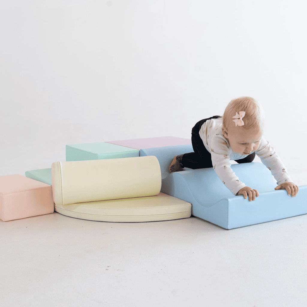 Ensemble de 6 blocs de mousse Soft Play - Light Pastel en | Motricidade Tinitto – Fabrication européenne