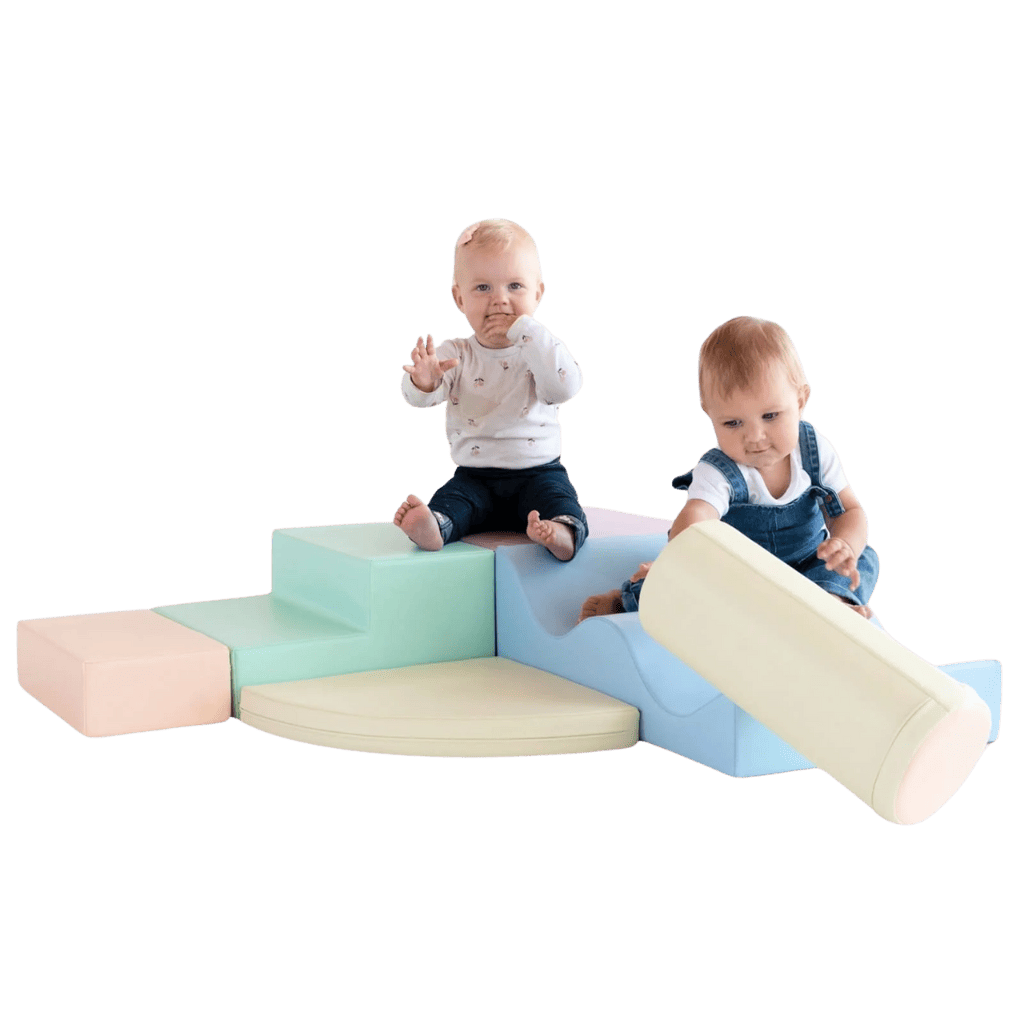 Ensemble de 6 blocs de mousse Soft Play - Light Pastel en | Motricidade Tinitto – Fabrication européenne