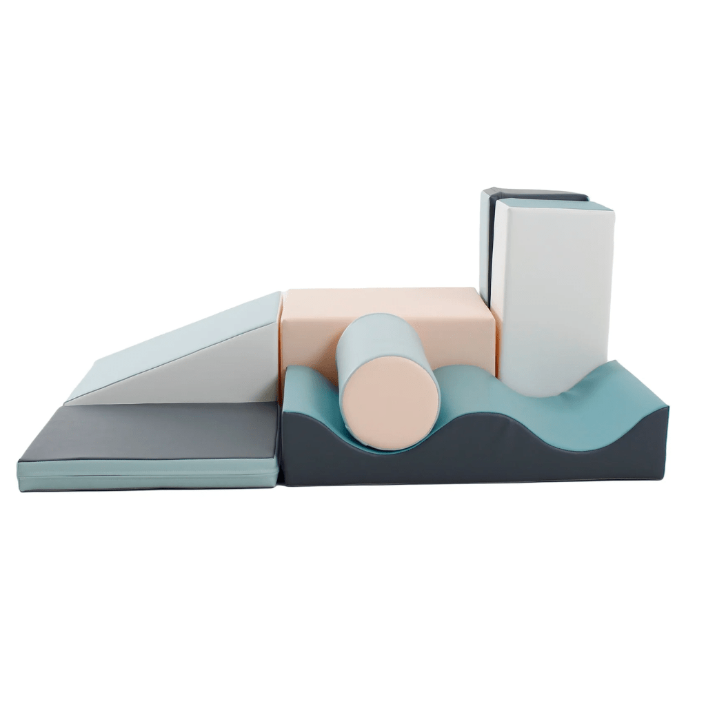 Ensemble de 7 Blocs de Mousse Soft Play - Pastel en | Motricidade Tinitto – Fabrication européenne