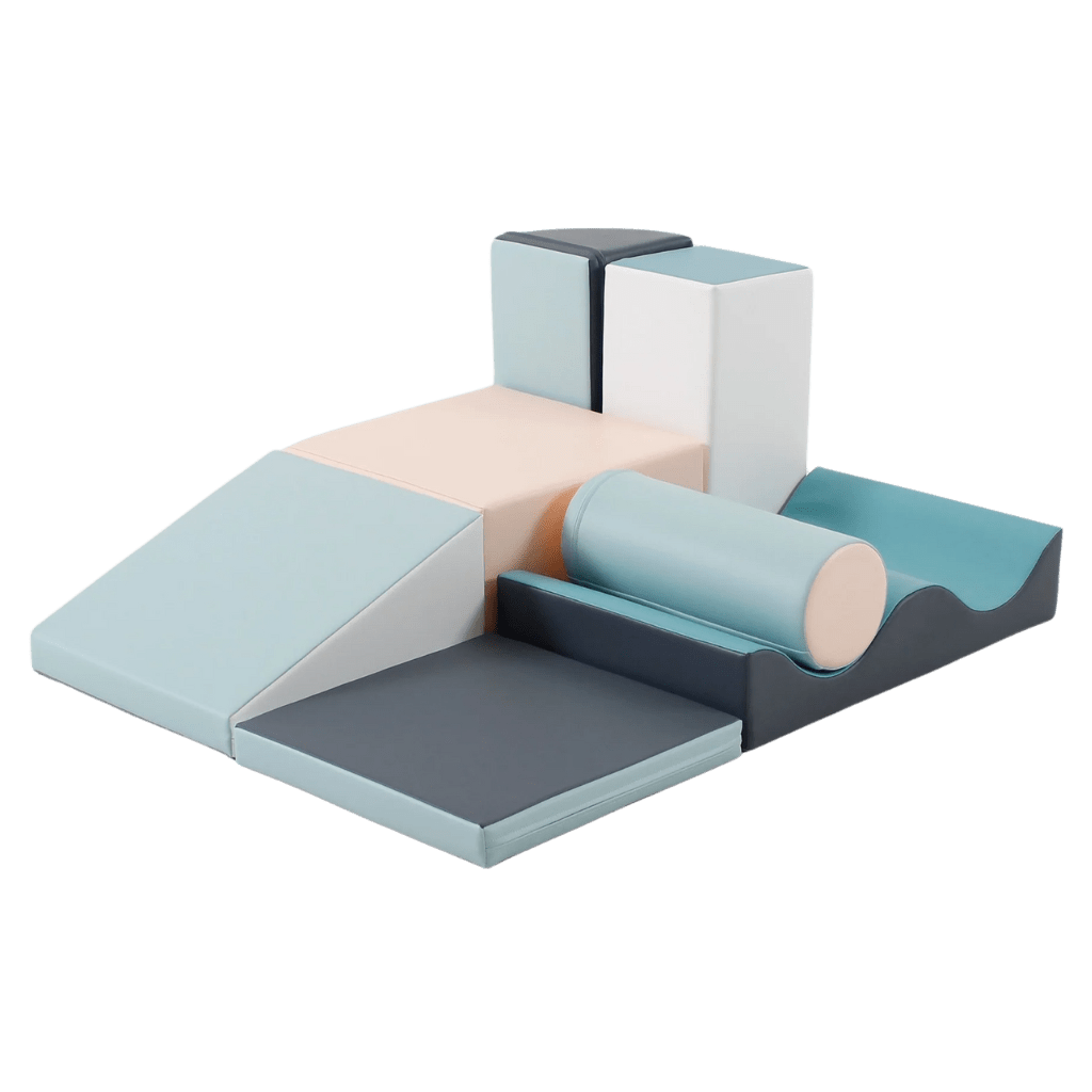 Ensemble de 7 Blocs de Mousse Soft Play - Pastel en | Motricidade Tinitto – Fabrication européenne