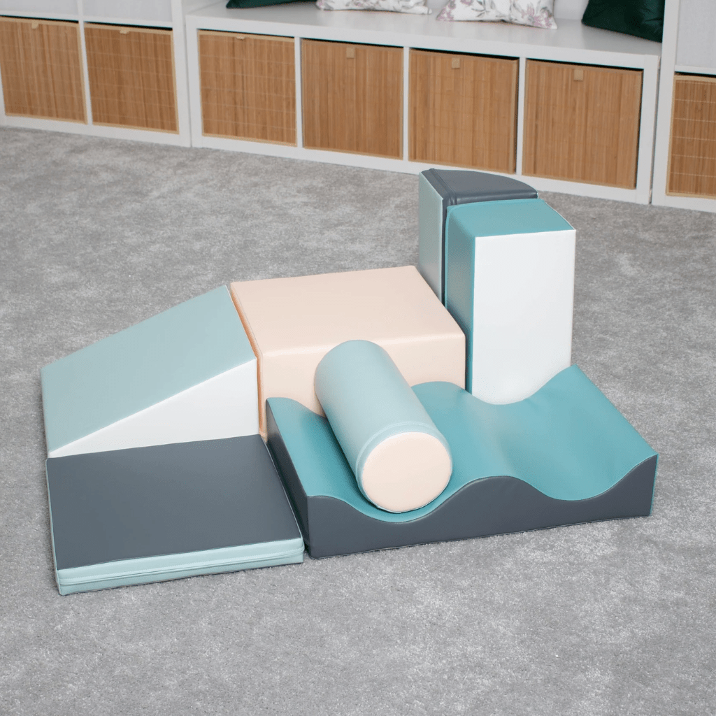 Ensemble de 7 Blocs de Mousse Soft Play - Pastel en | Motricidade Tinitto – Fabrication européenne
