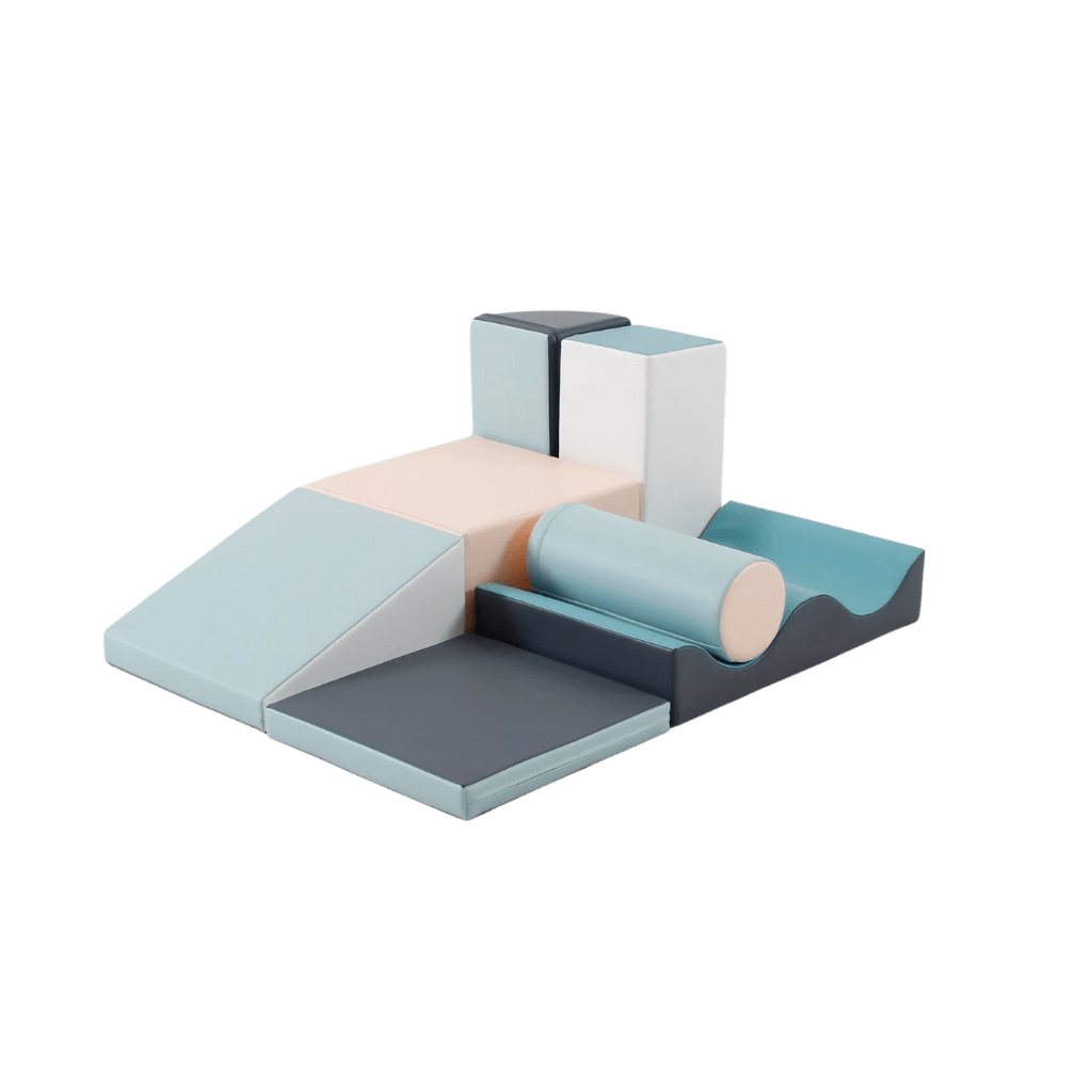 Ensemble de 7 Blocs de Mousse Soft Play - Pastel en | Motricidade Tinitto – Fabrication européenne