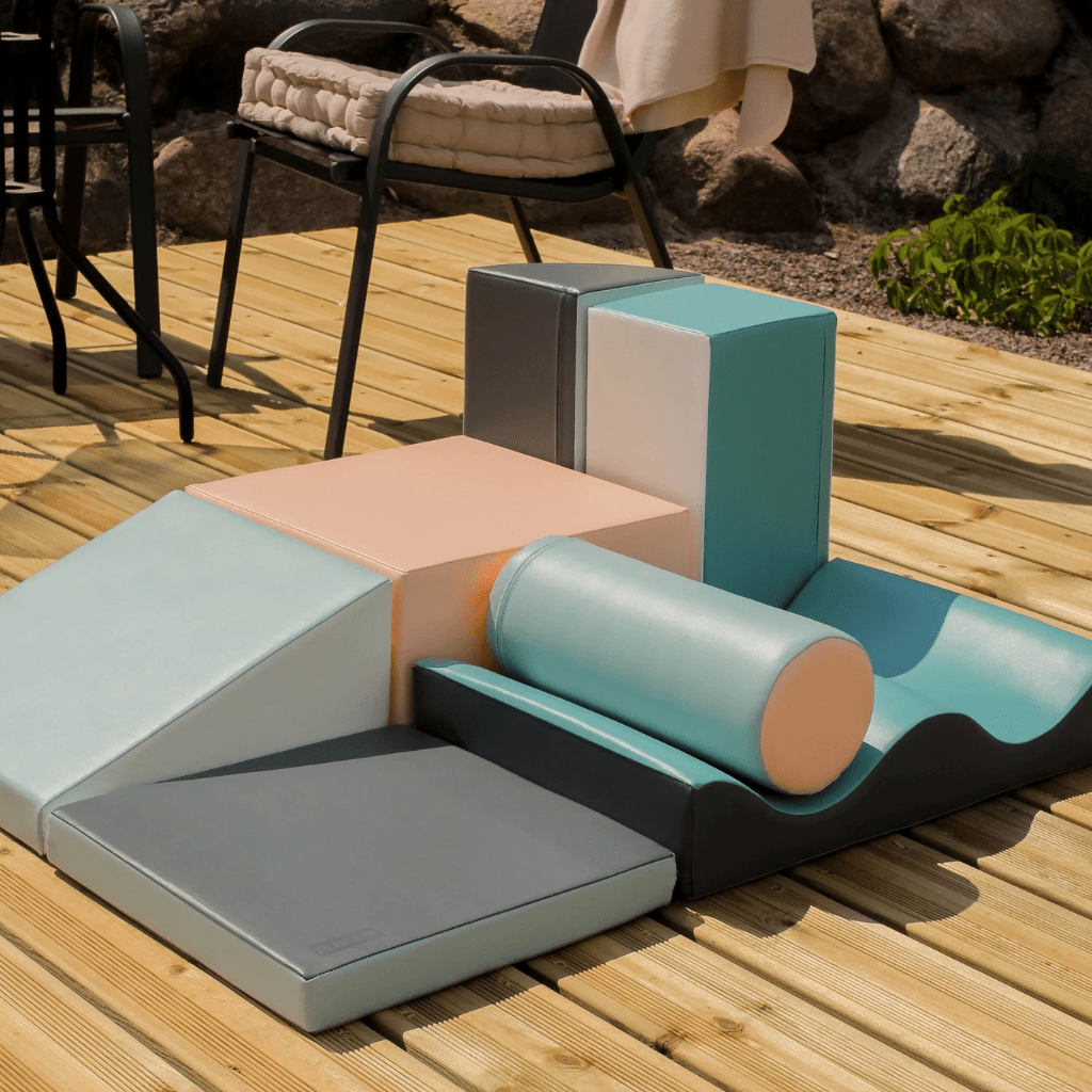 Ensemble de 7 Blocs de Mousse Soft Play - Pastel en | Motricidade Tinitto – Fabrication européenne