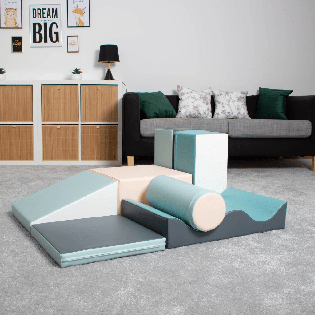 Ensemble de 7 Blocs de Mousse Soft Play - Pastel en | Motricidade Tinitto – Fabrication européenne