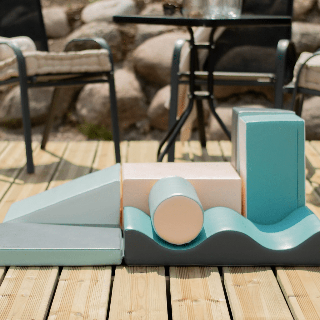 Ensemble de 7 Blocs de Mousse Soft Play - Pastel en | Motricidade Tinitto – Fabrication européenne