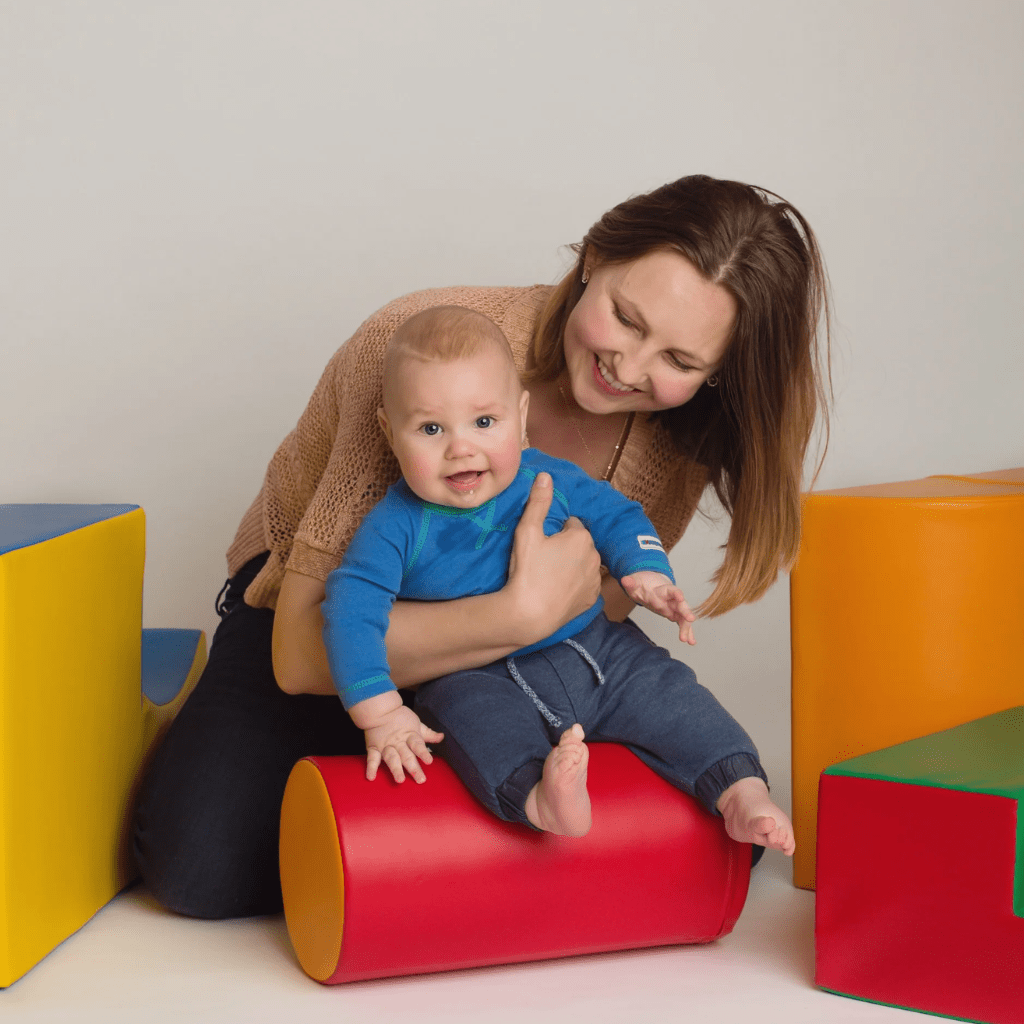 Ensemble de 8 blocs de mousse Soft Play - Rainbow en | Motricidade Tinitto – Fabrication européenne