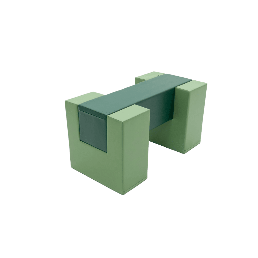 Ensemble de jeu souple Pont d'équilibre - Green en | Motricidade Tinitto – Fabrication européenne