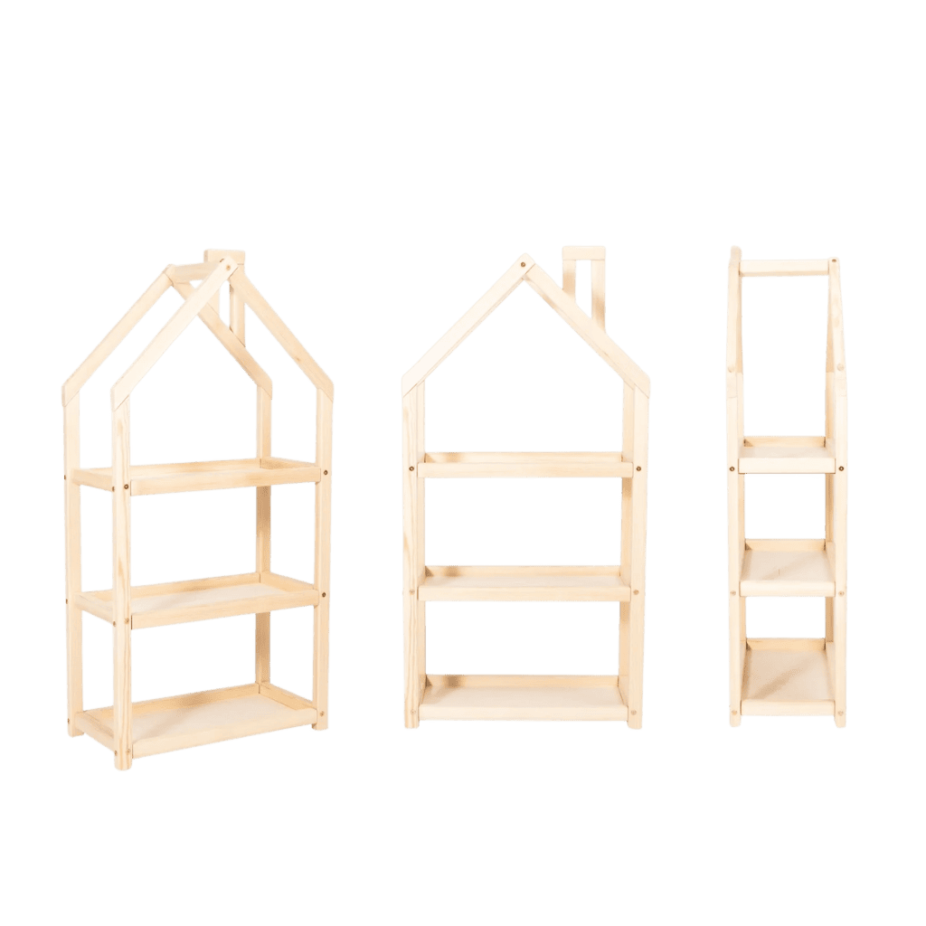 Étagère en Forme de Maison pour Enfants en black | Decoração Tinitto – Fabrication européenne