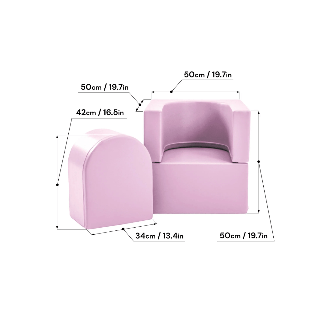 Fauteuil - Canapé Snoozy - Pink en | Motricidade Tinitto – Fabrication européenne