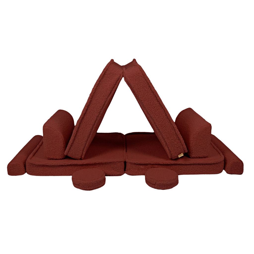 Grand canapé modulable pour enfants - Reddish Brown en | Decoração Tinitto – Fabrication européenne