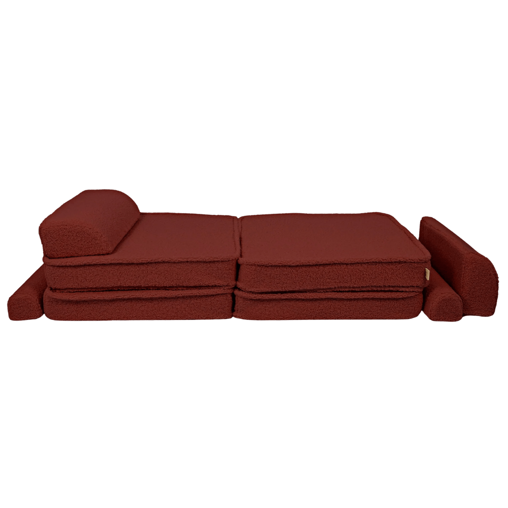 Grand canapé modulable pour enfants - Reddish Brown en | Decoração Tinitto – Fabrication européenne