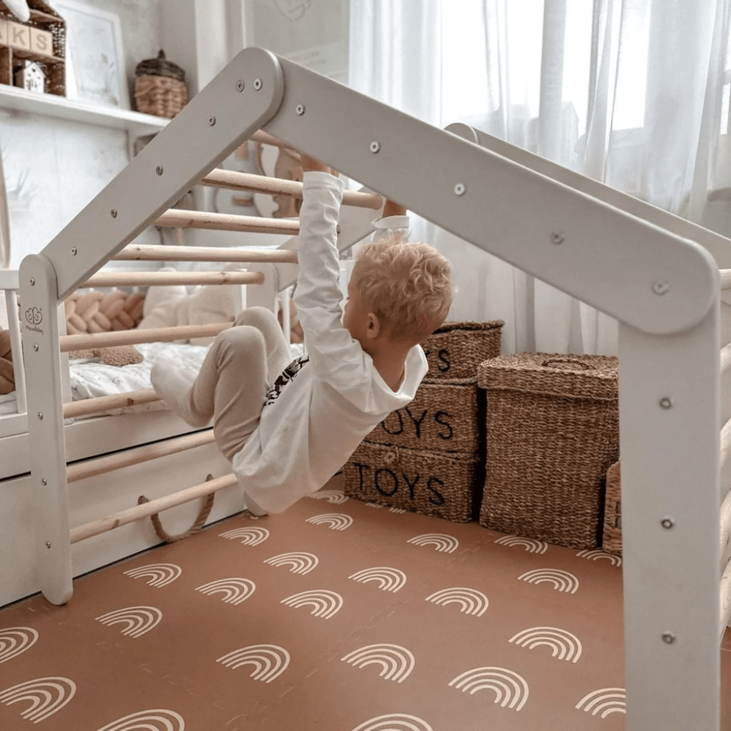 Grande Échelle Pikler en Bois - Black en | Motricidade Tinitto – Fabrication européenne