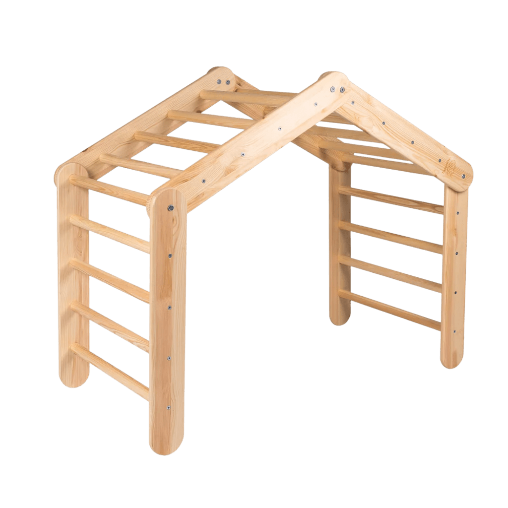 Grande Échelle Pikler en Bois - Bois Naturel en | Motricidade Tinitto – Fabrication européenne