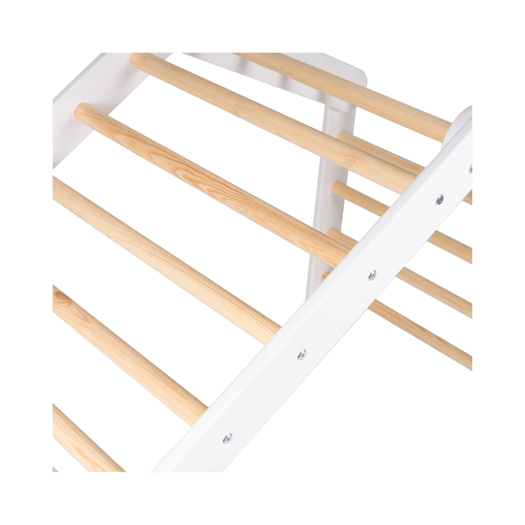 Grande Échelle Pikler en Bois - White en | Motricidade Tinitto – Fabrication européenne