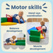 Soft Play 7 Foam Block Set - White Discoverer