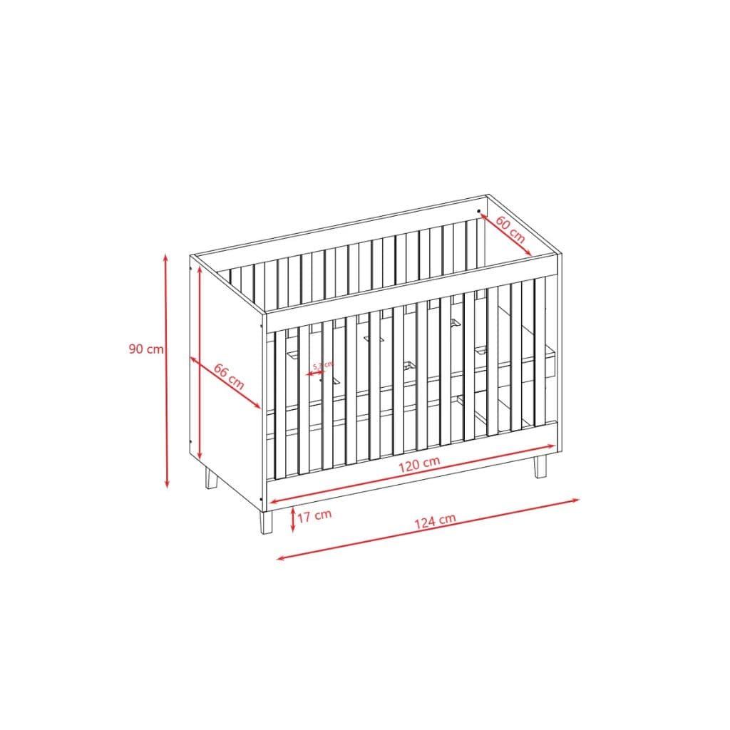 Lettino Kubi in LightGray | Mobili Tinitto – Produzione europea