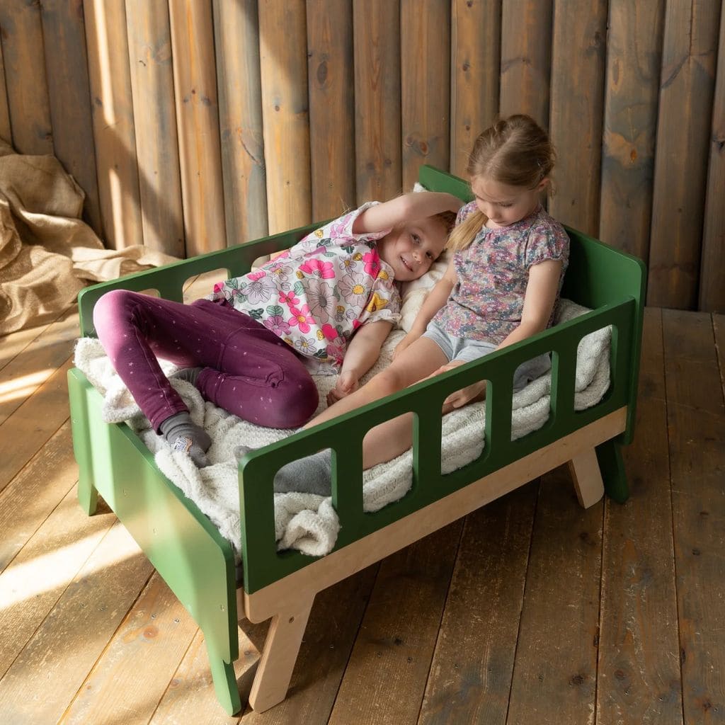 Lit Enfant Transformable avec Rangement - Du Bébé au Junior en Gray | furniture Tinitto – Fabrication européenne