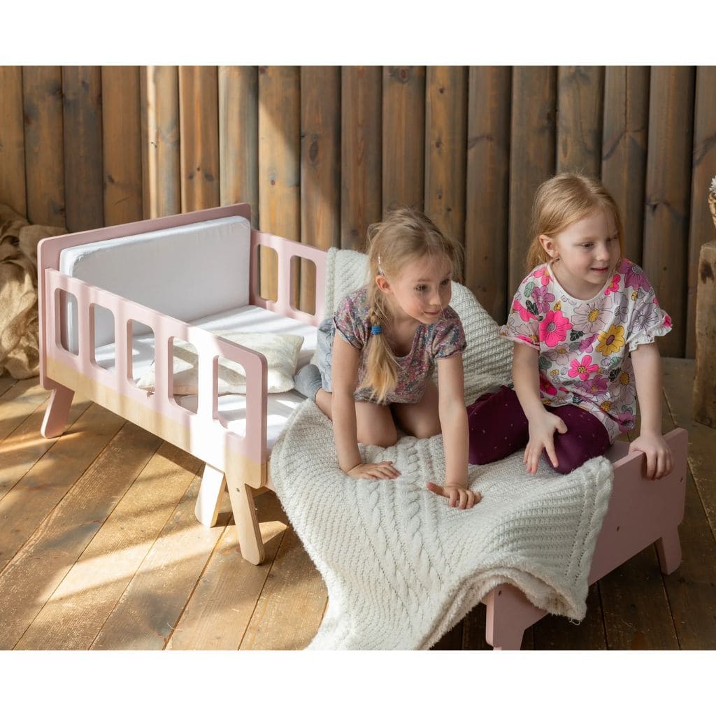 Lit Enfant Transformable avec Rangement - Du Bébé au Junior en OliveDrab | furniture Tinitto – Fabrication européenne