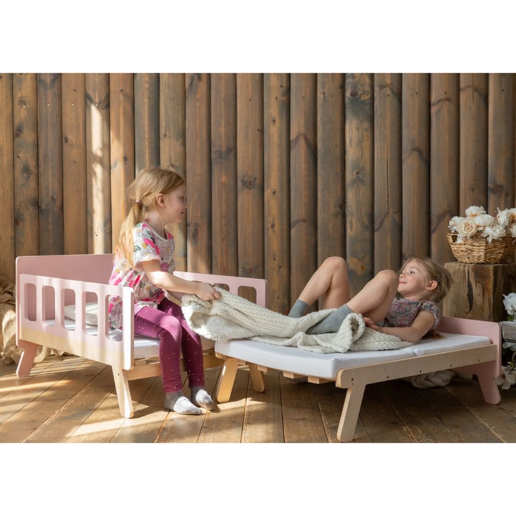 Lit Enfant Transformable avec Rangement - Du Bébé au Junior en White | furniture Tinitto – Fabrication européenne