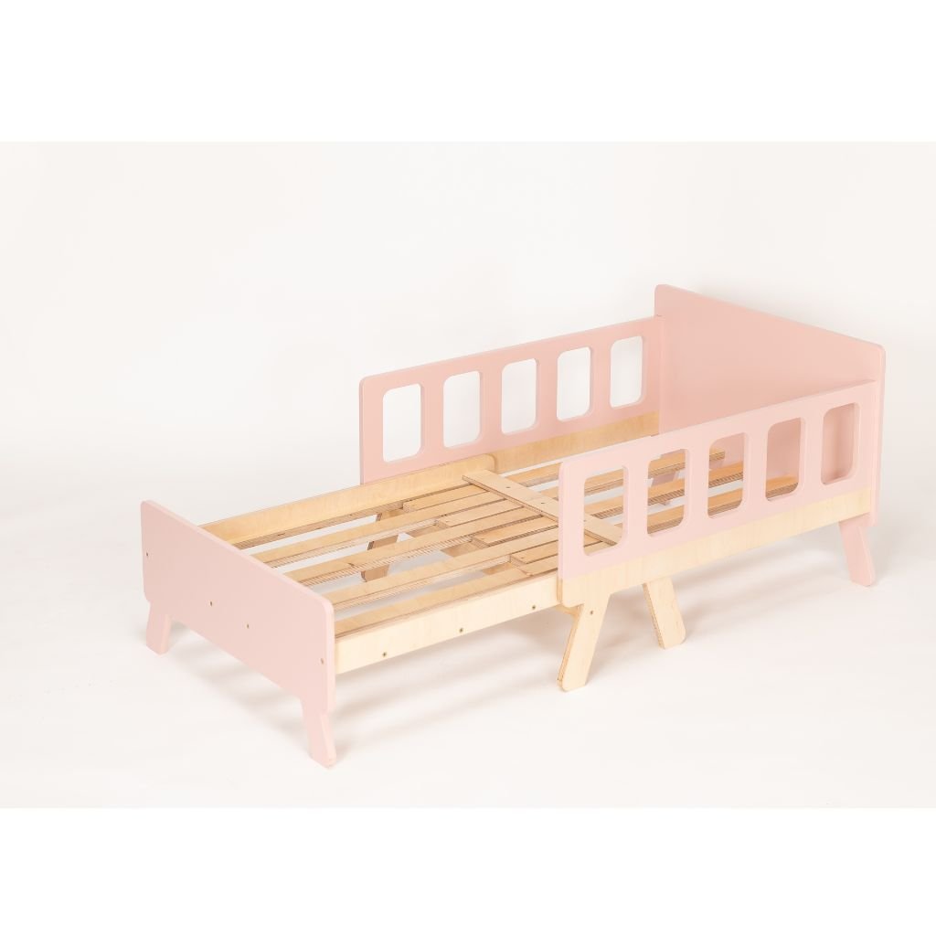 Lit Enfant Transformable avec Rangement - Du Bébé au Junior en White | furniture Tinitto – Fabrication européenne