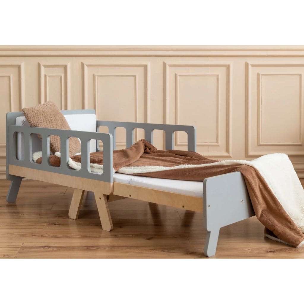 Lit Enfant Transformable avec Rangement - Du Bébé au Junior en White | furniture Tinitto – Fabrication européenne