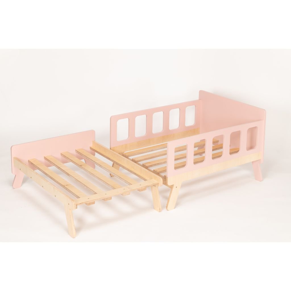 Lit Enfant Transformable avec Rangement - Du Bébé au Junior en White | furniture Tinitto – Fabrication européenne