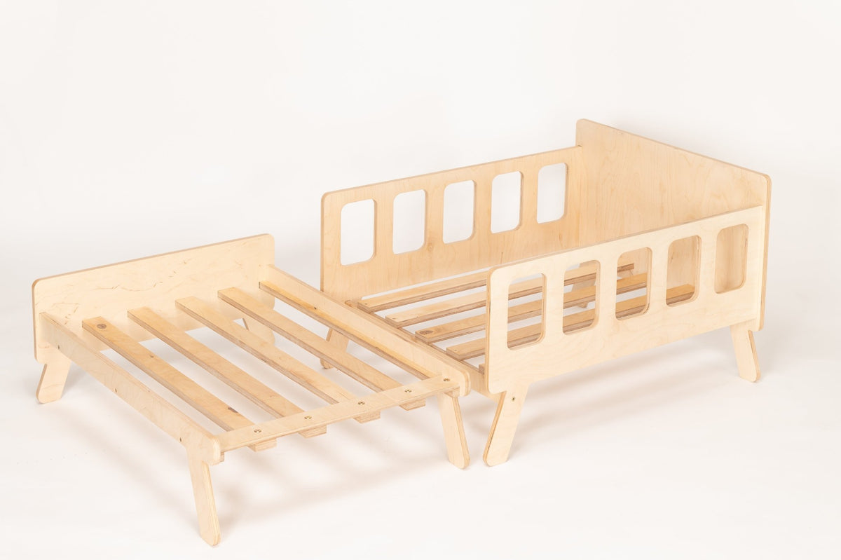 Lit Enfant Transformable avec Rangement - Du Bébé au Junior en Wood | furniture Tinitto – Fabrication européenne