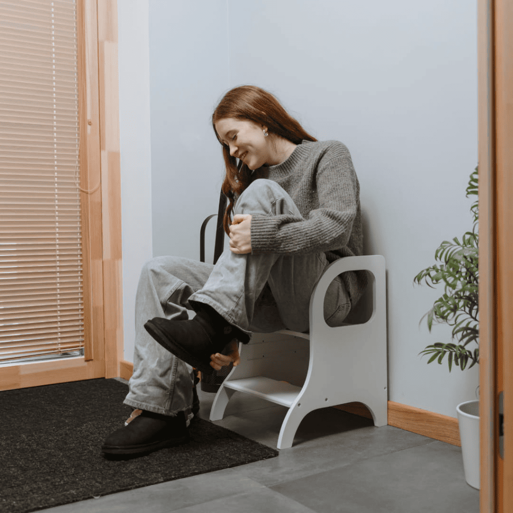 Marchepied Évolutif Enfant MIIMO® en BurlyWood | Motricidade Tinitto – Fabrication européenne