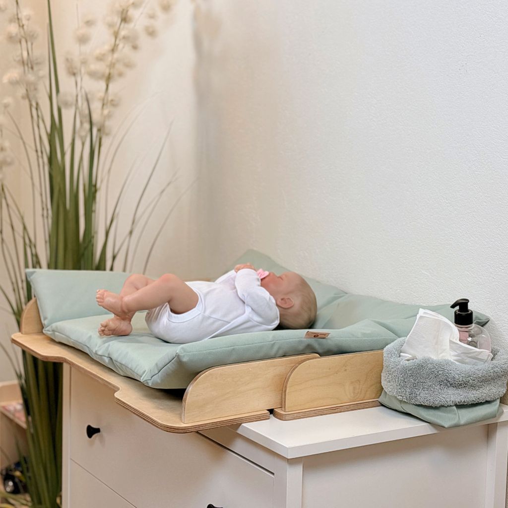 Matelas à Langer Bébé Confortable et Sécurisé en Green | furniture Tinitto – Fabrication européenne