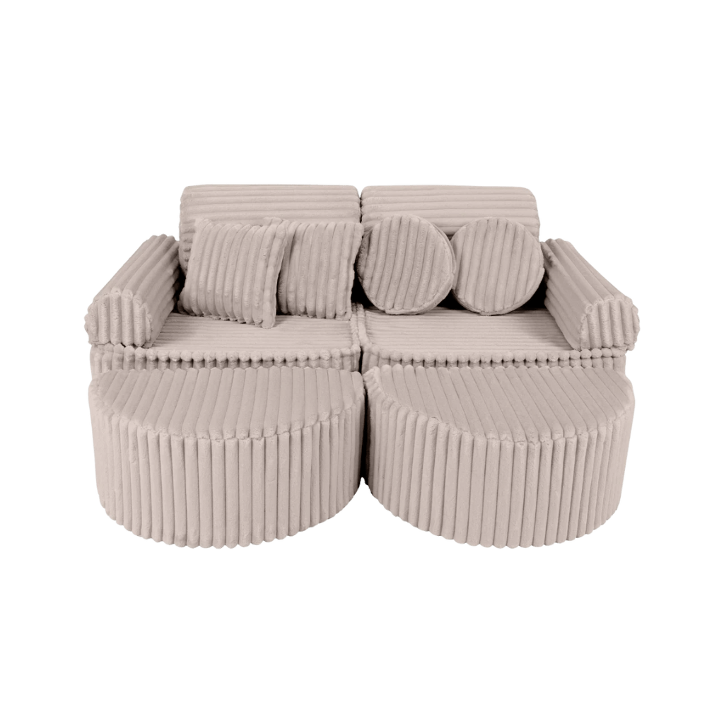 Medium Modular Sofa for Kids - Churros Beige en | Decoração Tinitto – Fabrication européenne
