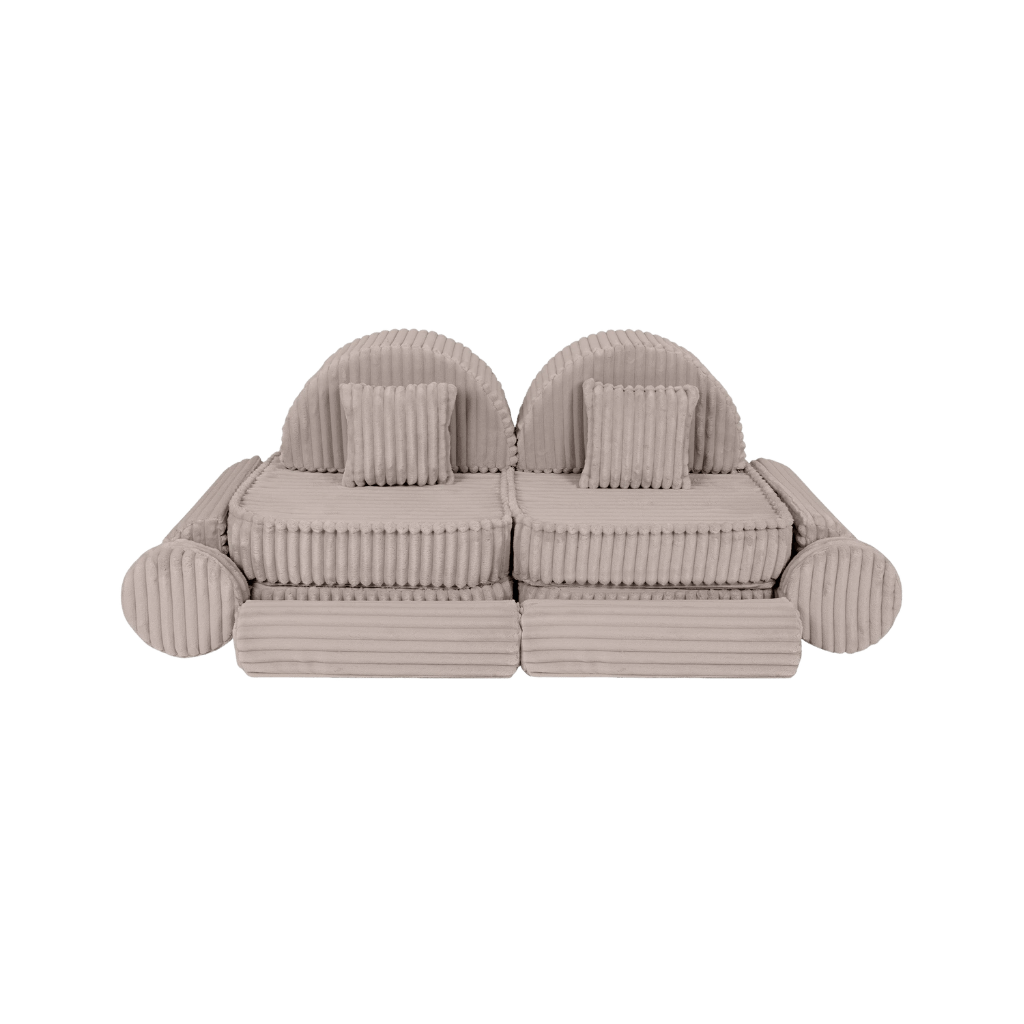 Medium Modular Sofa for Kids - Churros Beige en | Decoração Tinitto – Fabrication européenne