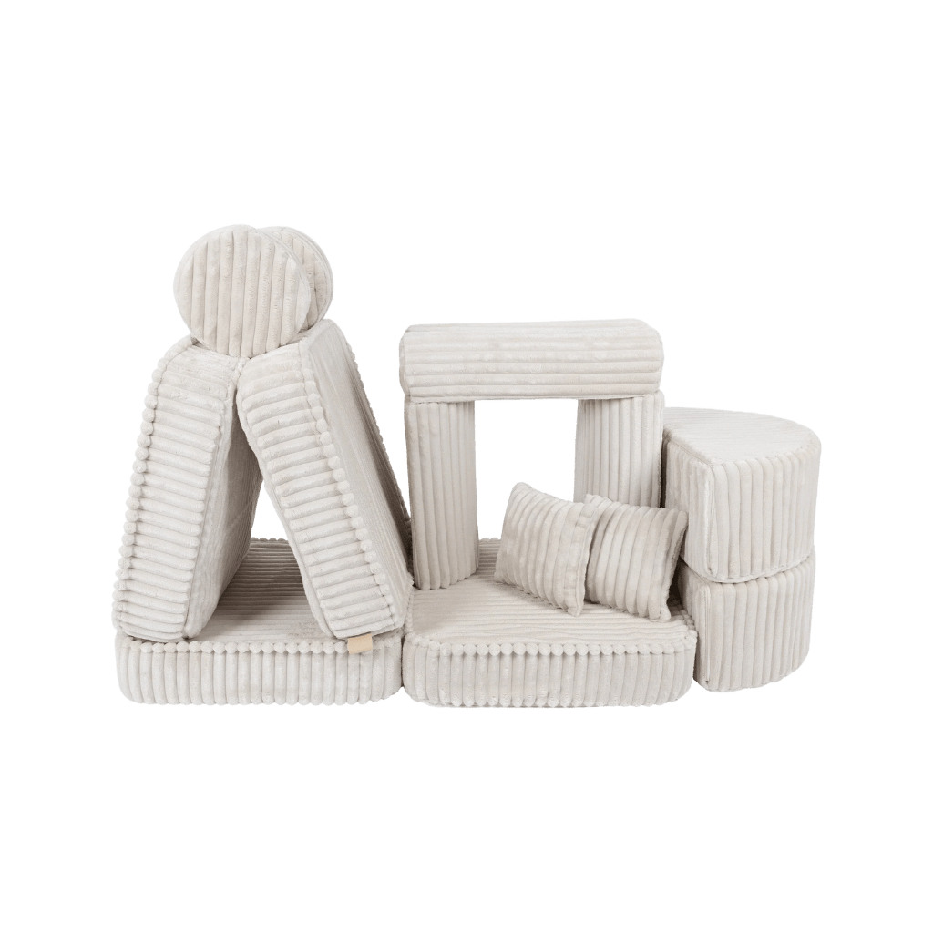Medium Modular Sofa for Kids - Churros White en | Decoração Tinitto – Fabrication européenne