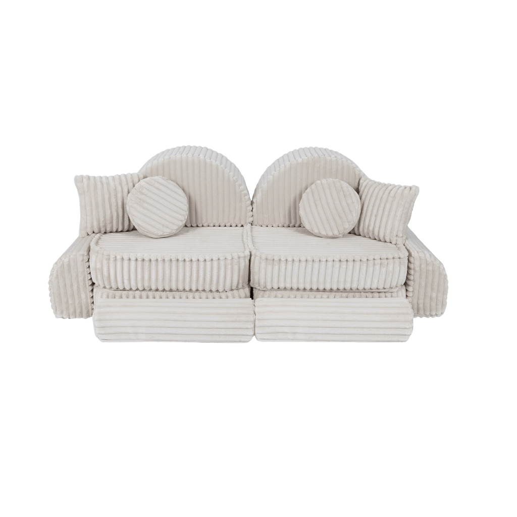 Medium Modular Sofa for Kids - Churros White en | Decoração Tinitto – Fabrication européenne