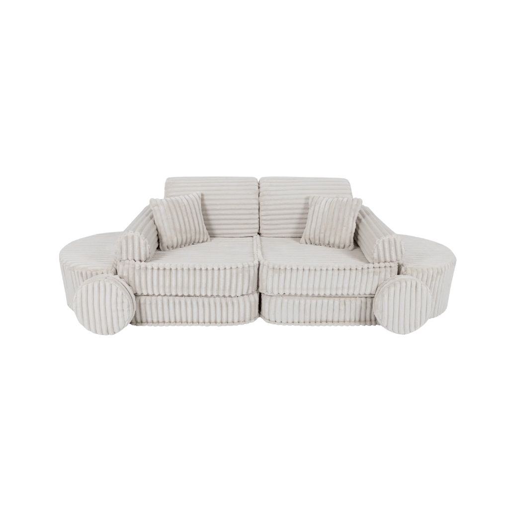 Medium Modular Sofa for Kids - Churros White en | Decoração Tinitto – Fabrication européenne