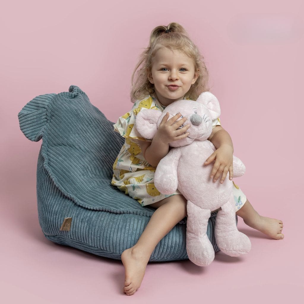 Pouf Bébé Velours Aesthetic – MeowBaby®  Turquoise
